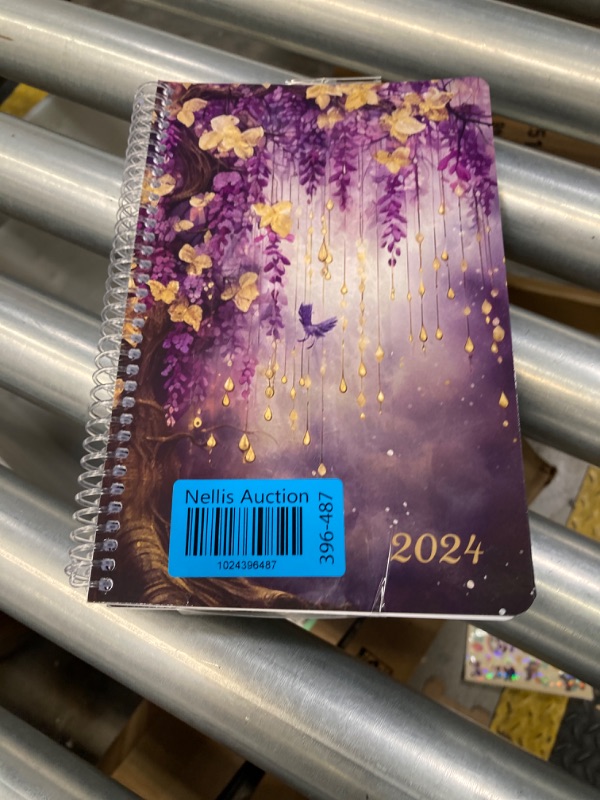 Photo 3 of *** Bundle *** Ward 2024 Planner: November 2023 Through December 2024, Daily Weekly Monthly Planner, Yearly Agenda, 5.5” X 8.5” (Purple Blossom Bliss) 5.5x8.5 Purple Blossom Bliss ( 2 pack )