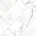 Photo 1 of Ader Tegal 12 in. x 24 in. Polished Porcelain Marble Look Floor and Wall Tile (16 sq. ft./Case)