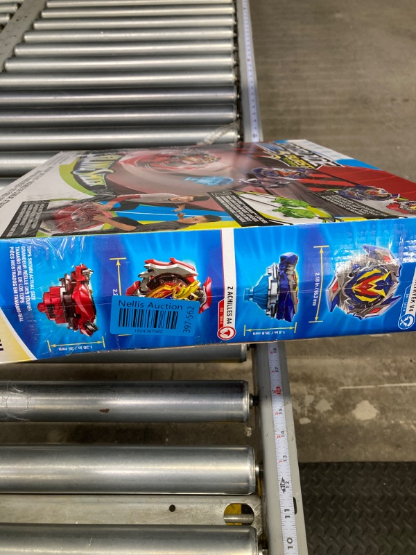 Photo 4 of BEYBLADE Burst Turbo Slingshock Rail Rush Battle Set -- Complete Set Burst Beystadium, Battling Tops, and Launchers (Amazon Exclusive)