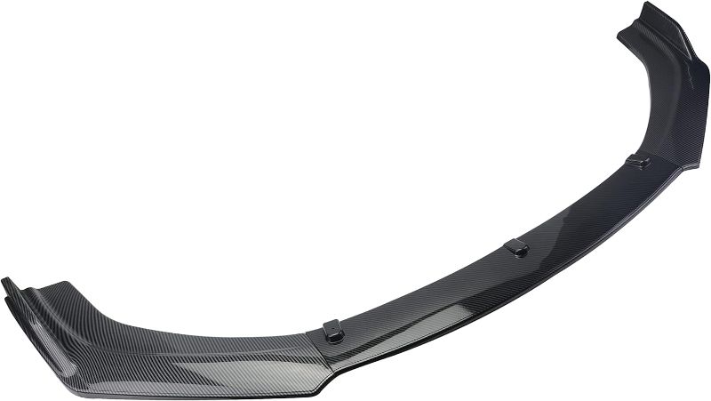 Photo 2 of AUTOTOP 3PCS 10TH Front Bumper Lip Spoiler Lip Lower Bumper Body Fit 2016-2020 Honda Civic?Carbon Fiber Black? QC-TH10