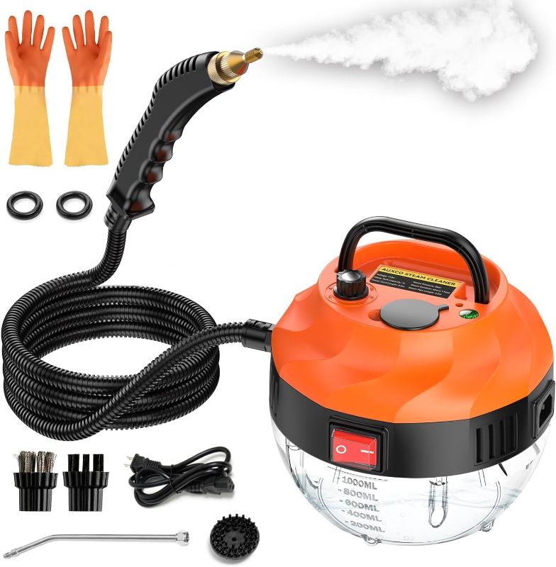 Photo 1 of 
AUXCO 2500W Steam Cleaner, High Pressure Steamer for Cleaning, Handheld Portable Steam Cleaner for Home, Steam Cleaner for Furniture,carpet,Car, Upholstery,...
