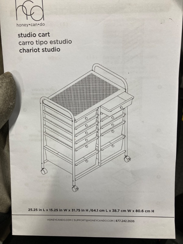 Photo 2 of Simple Houseware Utility Cart with 12 Drawers Rolling Storage Art Craft Organizer on Wheels