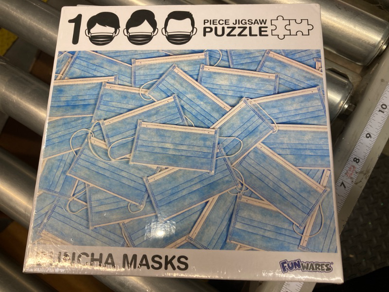 Photo 2 of 1000 Piece Jigsaw Puzzle, Funny Puzzle - Buncha Masks