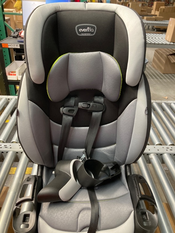 Photo 3 of Evenflo Revolve360 Extend All-in-One Rotational Car Seat with Quick Clean Cover (Revere Gray)