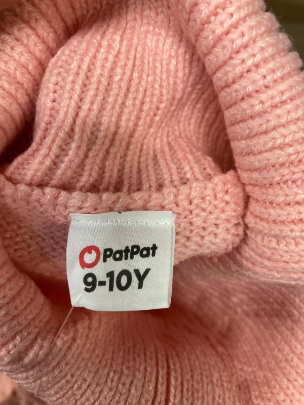 Photo 3 of **Not exact photo** PATPAT Toddler Girls Boys Valentines Sweater Turtleneck Long Sleeve Shirts Undershirts for Girls Boys Kids Size