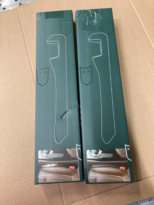 Photo 1 of **2 sets** Car Seat Gap Filler Universal for Car SUV Truck Accessories Seat Gap Blocker Fill The Gap Between Seat and Console Stop Things from Dropping Set of 2 (Black)