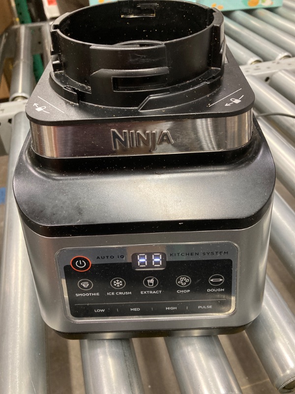 Photo 5 of Ninja BN801 Professional Plus Kitchen System, 1400 WP, 5 Functions for Smoothies, Chopping, Dough & More with Auto IQ, 72-oz.* Blender Pitcher, 64-oz. Processor Bowl, (2) 24-oz. To-Go Cups, Grey (2) Single-Serve Cups + Pitcher