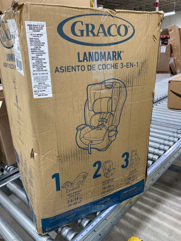 Photo 4 of Graco Landmark 3 in 1 Car Seat | 3 Modes of Use from Rear Facing to Highback Booster Car Seat, Wynton