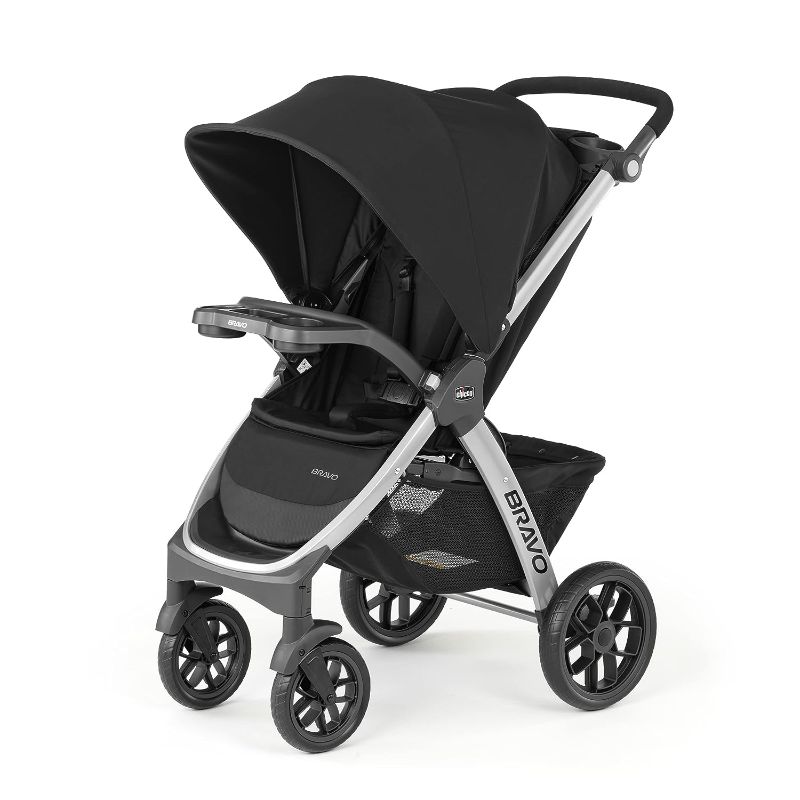 Photo 1 of ***PARTS ONLY*** Chicco Bravo LE ClearTex Quick-Fold Stroller - Pewter