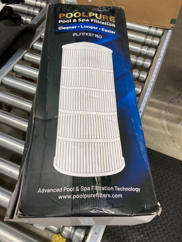 Photo 3 of POOLPURE PLFPXST150 Pool Filter Replaces Hayward X-Stream CC1500,CCX1500-RE,Pleatco PXST150,Unicel C-8316,Filbur FC-1286,817-0150P,Waterway Clearwater II/Pro Clean 150,L x OD: 23 1/4"x 8 15/16"1Pack