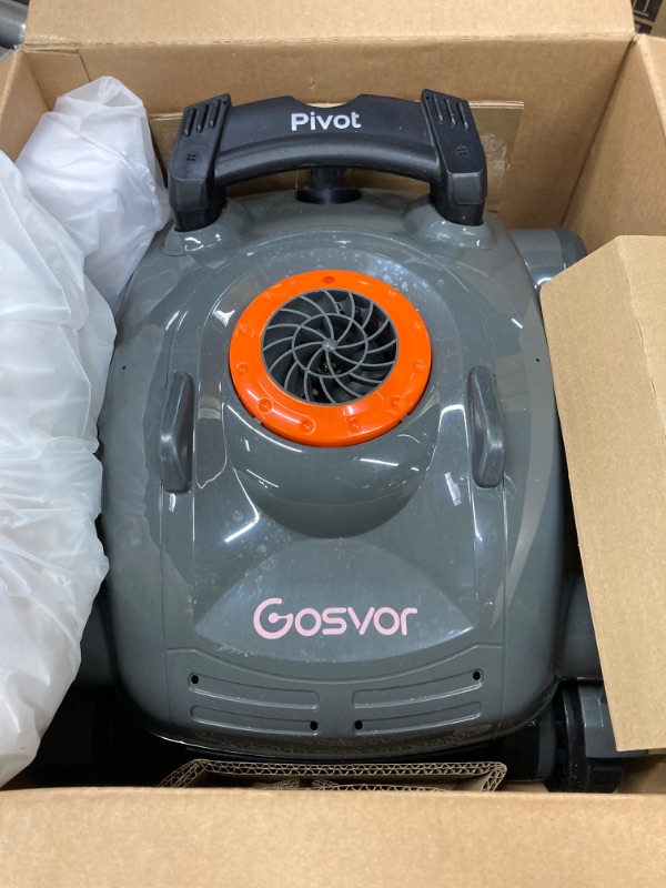 Photo 2 of (Upgrade) Gosvor Pivot Cordless Robotic Pool Cleaner, Wall Climbing, Triple-Motor, Extended Battery Life, Self-Parking, Automatic Pool Vacuum for Inground &above Ground Pools Up to 65 FT in Length