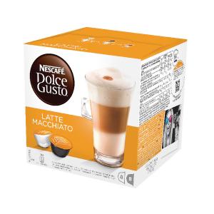 Photo 1 of *EXP 5/25* Nescafe Dolce Gusto Coffee Pods, Latte Macchiato, 16 capsules, Pack of 3