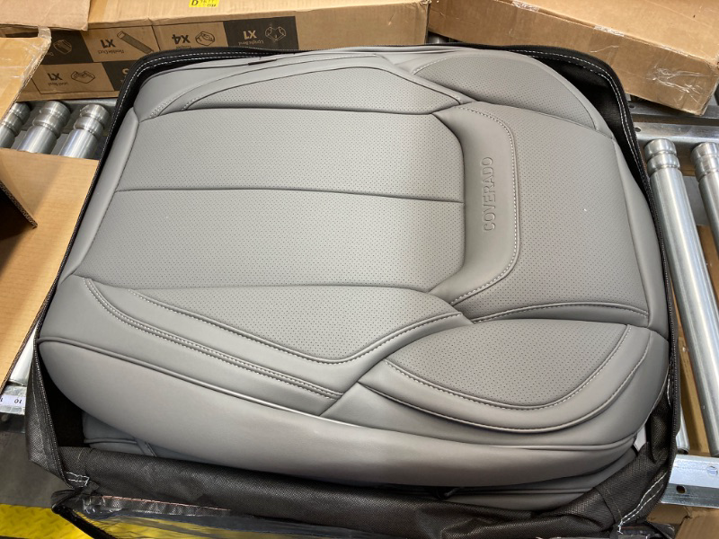 Photo 2 of ***(MISSING ONE OF THE BACK TOP SEAT COVER)***
Coverado Car Seat Covers Full Set, Seat Covers for Cars, Gray Car Seat Cover, Car Seat Protector Waterproof, Nappa Leather Car Seat Cushion, Car Seat Covers Front Seats and Back Fit for Most Cars Gray FullSet