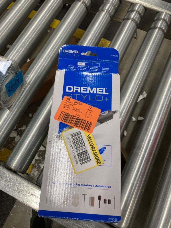Photo 1 of Dremel 2050-15 Stylo+ Versatile Craft Rotary Tool, Wood Carving Detail Tool with Dremel 729-01 Carving & Engraving Rotary Tool Accessories 15-Piece Kit + Carving Accessory Kit