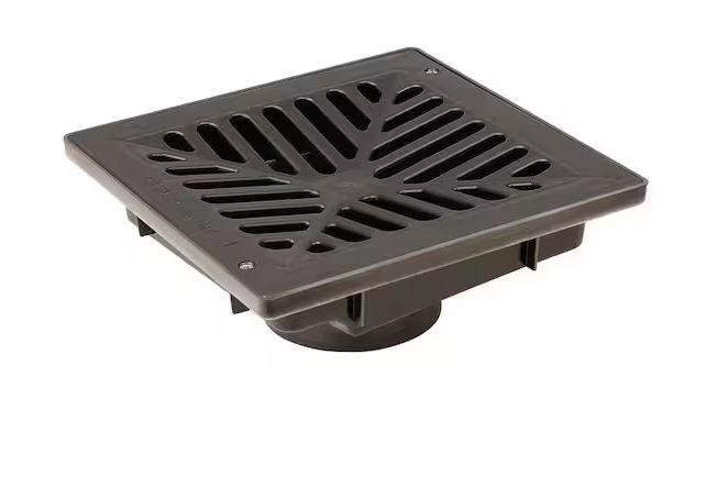 Photo 1 of 
RELN
Storm Vortex 9 in. Low Profile Catch Basin Complete with Black Concave Grate