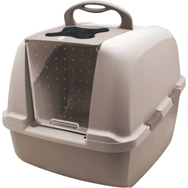 Photo 1 of *FOR PARTS ONLY* Cat Hooded Litter Box, Jumbo, Gray