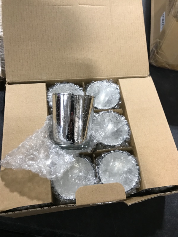 Photo 1 of 12 pack Silver Candle Holder 