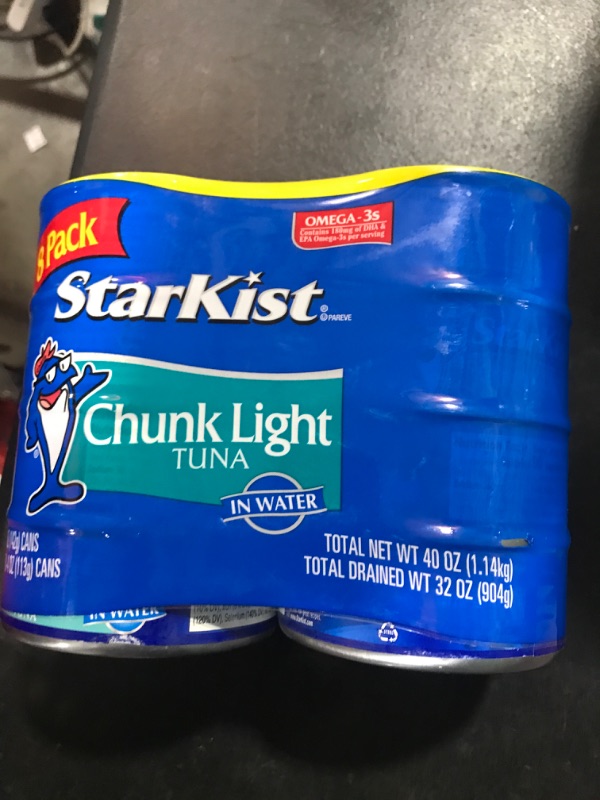 Photo 2 of StarKist Chunk Light Tuna in Water, 5 oz Can, Pack of 8 Chunk Light in Water 5 Ounce (Pack of 8)
05.12.2024