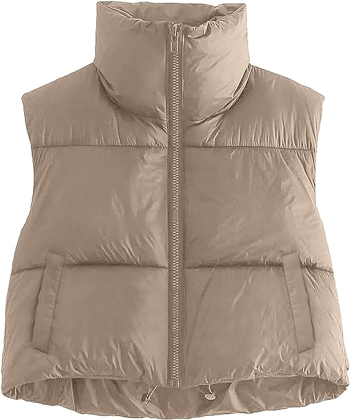Photo 1 of AUTOMET Women's Cropped Puffer Vest Winter Clothes
MEDIUM