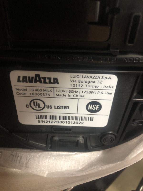 Photo 1 of Lavazza Expert Coffee Bundle Classy Plus All-In-One Machine LB 400 + 1 Welcome Kit Pack of 36 Mixed Capsules + 1 Extra Vessel Classy Plus Bundle 1 Bundle