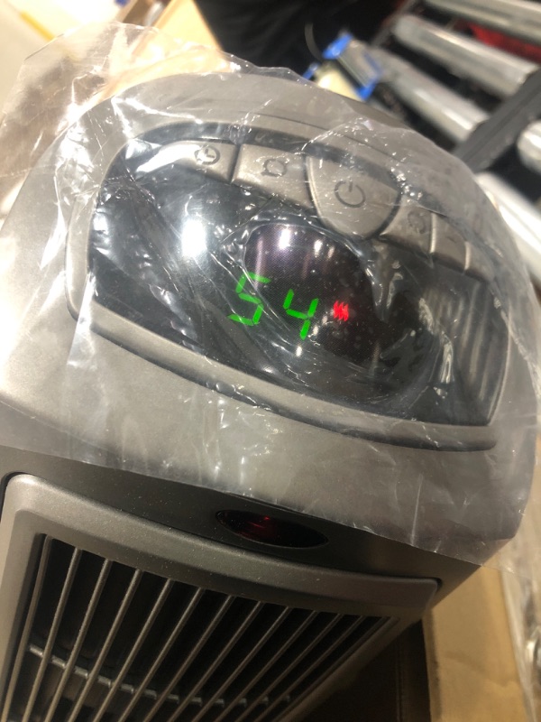 Photo 2 of Lasko 1500W Digital Ceramic Space Heater with Remote, 755320, Silver