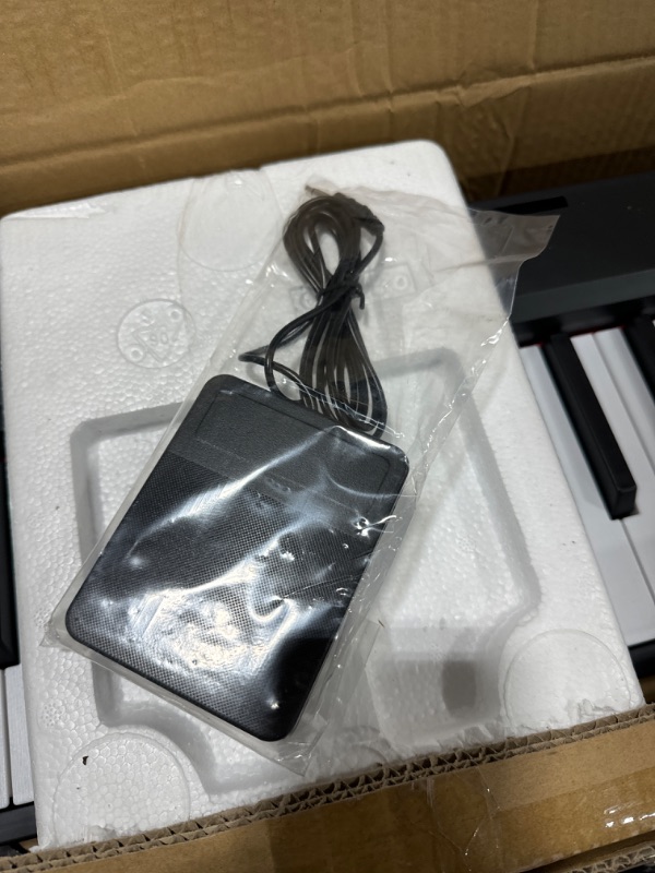 Photo 1 of Digital Piano 88 Key Full Size Semi Weighted Electronic Keyboard Piano with Music Stand,Built-In Speakers,Electric Piano Keyboard with Sustain Pedal,Bluetooth,MIDI/USB/MP3 for Beginners Adults