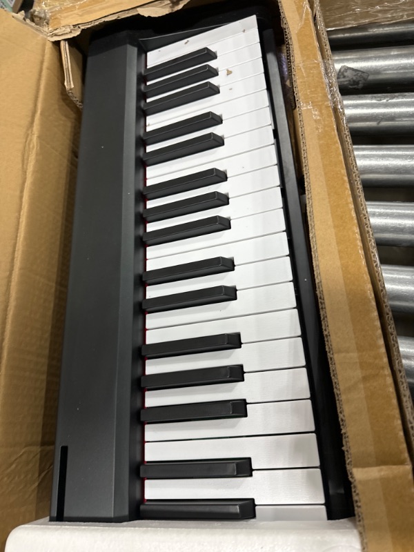 Photo 1 of Digital Piano 88 Key Full Size Semi Weighted Electronic Keyboard Piano with Music Stand,Built-In Speakers,Electric Piano Keyboard with Sustain Pedal,Bluetooth,MIDI/USB/MP3 for Beginners Adults
