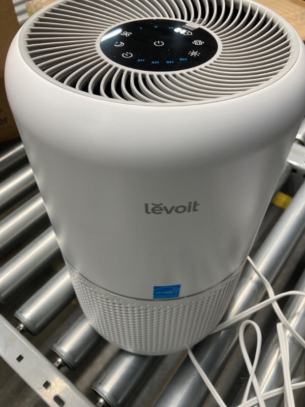 Photo 4 of LEVOIT Air Purifier for Home Allergies Pets Hair in Bedroom, H13 True HEPA Filter, 24db Filtration System Cleaner Odor Eliminators, Ozone Free, Remove 99.97% Dust Smoke Mold Pollen, Core 300, White Cream White