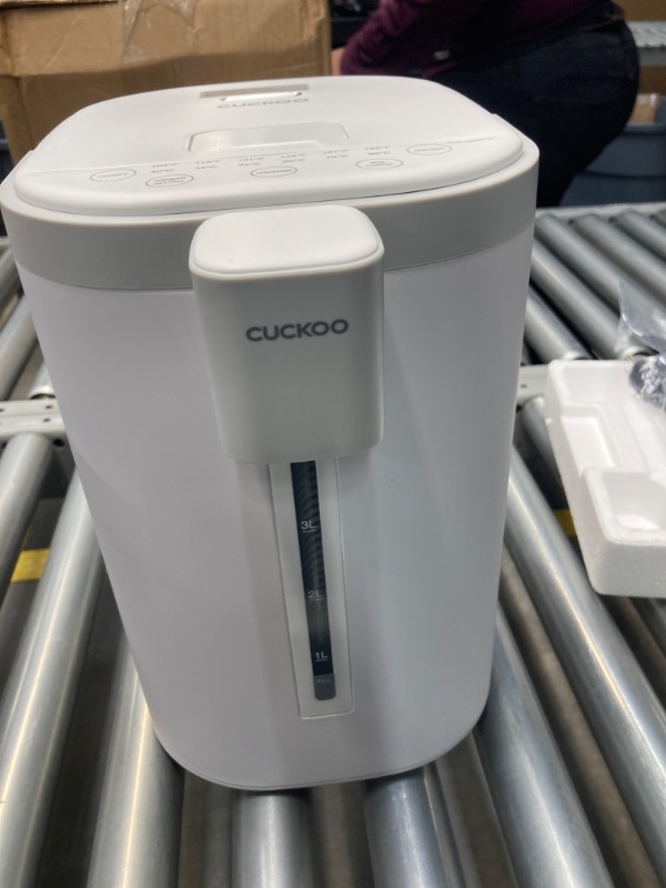 Photo 2 of CUCKOO CWP-A501TW | Hot Water Dispenser & Warmer | Auto Dispense & Boil Dry Protection | Insulated Stainless Steel | 5 Liter