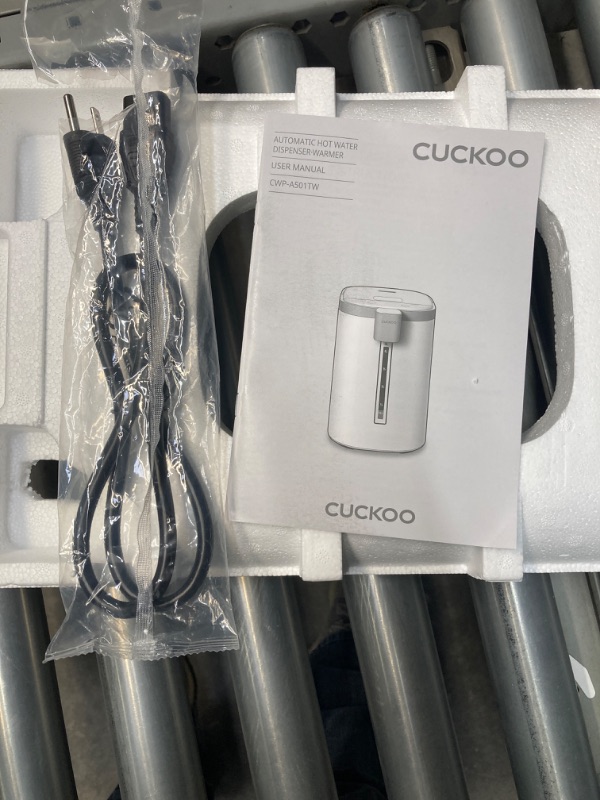 Photo 4 of CUCKOO CWP-A501TW | Hot Water Dispenser & Warmer | Auto Dispense & Boil Dry Protection | Insulated Stainless Steel | 5 Liter