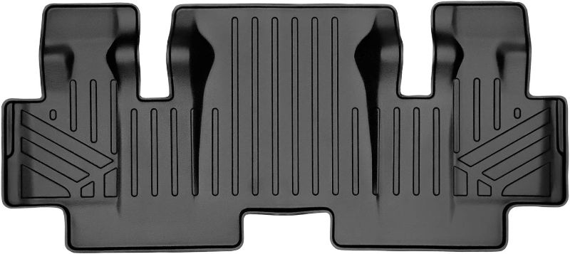 Photo 1 of SMARTLINER Custom Fit Floor Mats 3rd Row Liner Black for 2014-2021 Transit Connect 2nd Row Bucket Seats W/Carpet Flooring