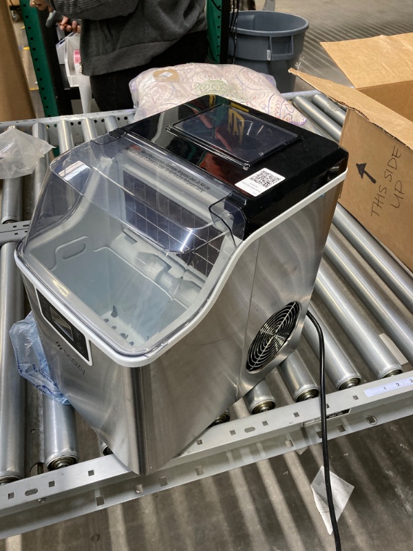 Photo 2 of ecozy 45lbs Countertop Ice Makers + 26.5 lbs Portable Ice Maker Countertop