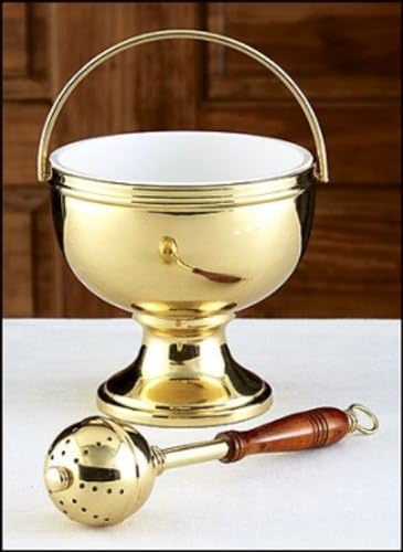 Photo 1 of Autom Gold Holy Water Pot with Sprinkler Set
