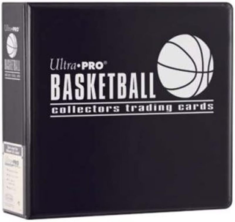 Photo 1 of Black Ultra Pro 3 Inch D Ring Basketball Collectors Album 3" Wide Card Storage Binder Portfolio Album
