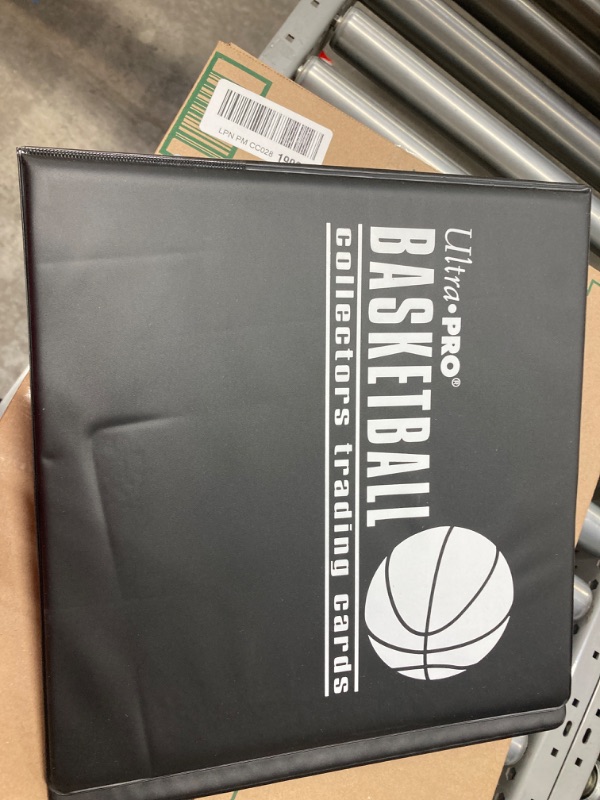 Photo 2 of Black Ultra Pro 3 Inch D Ring Basketball Collectors Album 3" Wide Card Storage Binder Portfolio Album
