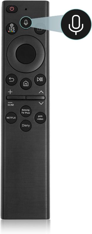 Photo 1 of BN59-01385A Replacement for Samsung Voice Remote Control,for Samsung TV Remote with Voice Function,for Samsung Crystal UHD QLED Curved 4K 8K Smart TVs Series QN85B Q80BD QN900B QN800B QN90BD QN95B