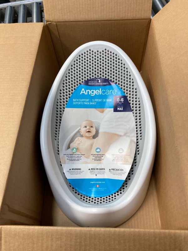 Photo 2 of Angelcare Baby Bath Support (Grey) | Ideal for Babies Less Than 6 Months Old
