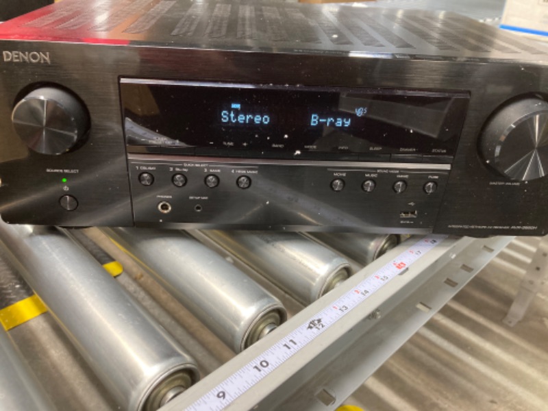 Photo 3 of Denon AVR-S660H 5.2 Ch AVR - 75 W/Ch (2021 Model), Advanced 8K Upscaling, 3D Audio - Dolby TrueHD, DTS:HD Master & More, Wireless, Built-in HEOS, Alexa, Receiver