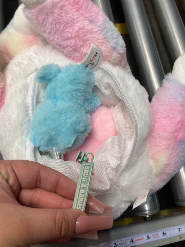 Photo 4 of **Broken Zipper** PixieCrush Snugababies Unicorn Kitty Cat Stuffed Animals for Girls Stuffed Mommy Unicorn Kitty Cat with 4 Baby Bundle Unicorn Puppy Stuffed Animals for Girls