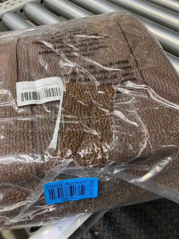 Photo 1 of 48x20 Inch/30X20 Inch Kitchen Rug Mats Made of 100% Polypropylene 2 Pieces Soft Kitchen Mat Specialized in Anti Slippery and Machine Washable,Brown 48"x20"+ 30"X20" Brown