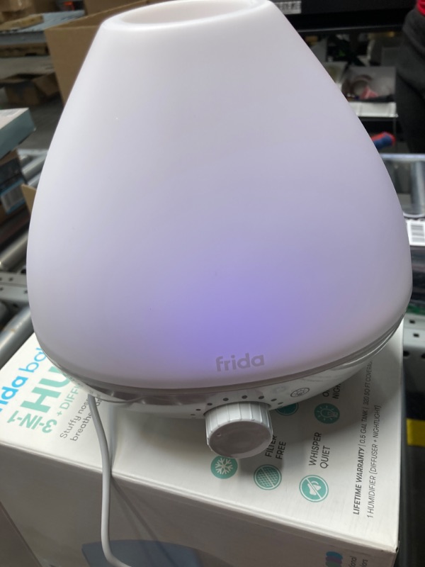 Photo 2 of Frida Baby Fridababy 3-in-1 Humidifier with Diffuser and Nightlight, White