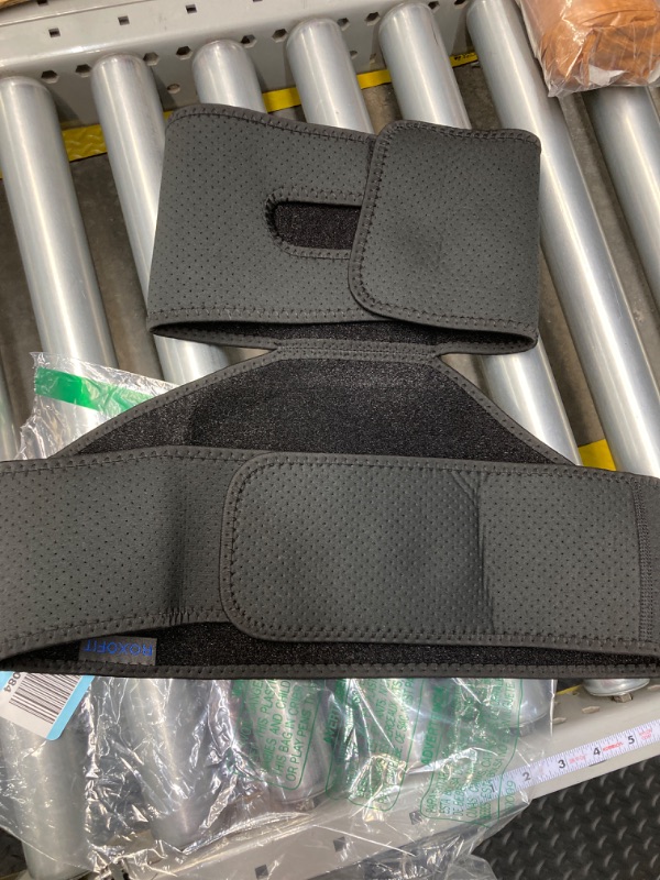 Photo 1 of ROXOFIT® Hip Brace for Sciatica Pain Relief: Ease Pain from Sciatic Nerve, Pulled Thigh, Hip Fle??r Strain, Groin Injury, Hamstring Pull, Sacroiliac Joint - Compression Upper Leg Muscle Support Stabilizer Wrap - SI Belt Device for Men, Women (Black)