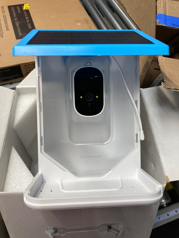 Photo 1 of Smart Bird Feeder with Camera Solar Powered - 4K High Resolution AI Camera for Beautiful Close-up Shots and a Unique Bird Watching Experience, Ideal Gift for Bird Lovers