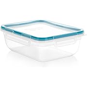 Photo 1 of Snapware Total Solution 8.5-Cup Plastic Food Storage Container with Lid, 8.5-Cup Rectangular Meal Prep Container, Non-Toxic, BPA-Free Lid with 4 Locking Tabs, Microwave, Dishwasher, and Freezer Safe
