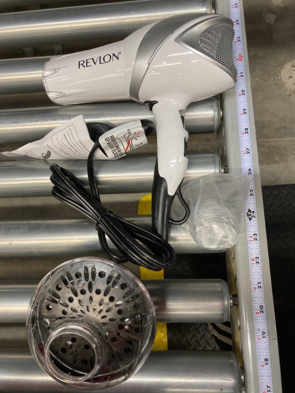 Photo 2 of **Missing Clips** REVLON Infrared Hair Dryer | 1875 Watts of Maximum Shine, Softness and Control, (White) 1.0 Infrared (White)