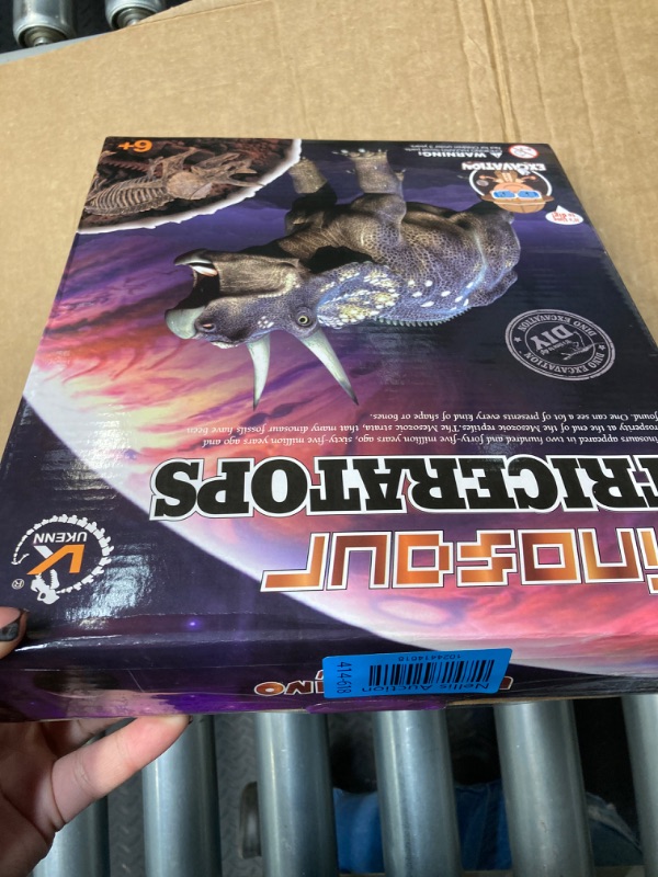 Photo 1 of Digging Fossil Kit for Kids,Dino Excavation Kits for Kids Boys Girls, Standard Triceratops