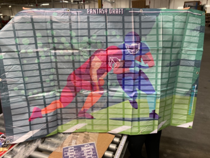 Photo 1 of 2023 Fantasy Football Draft Board with Player Labels Draft Kit - Color by Position
