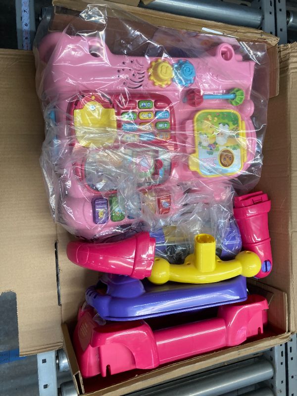 Photo 3 of VTech Sit-To-Stand Ultimate Alphabet Train (Frustration Free Packaging), Pink