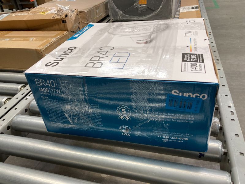 Photo 2 of Sunco Lighting 16 Pack BR40 LED Light Bulbs, Indoor Flood Light, Dimmable, 3000K Warm White 100W Equivalent 17W, 1400 Lumens, E26 Base, Recessed Can Light, High Lumen Flicker-Free - UL & Energy Star