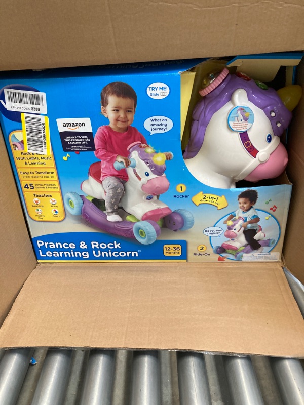 Photo 1 of VTech Prance and Rock Learning Unicorn, Multicolor, 12 to 36 Months